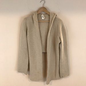 MaxMara wool cropped hooded knit